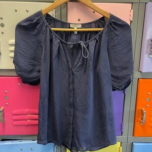 JOIE Elegant Navy Blue Women's Top, XS